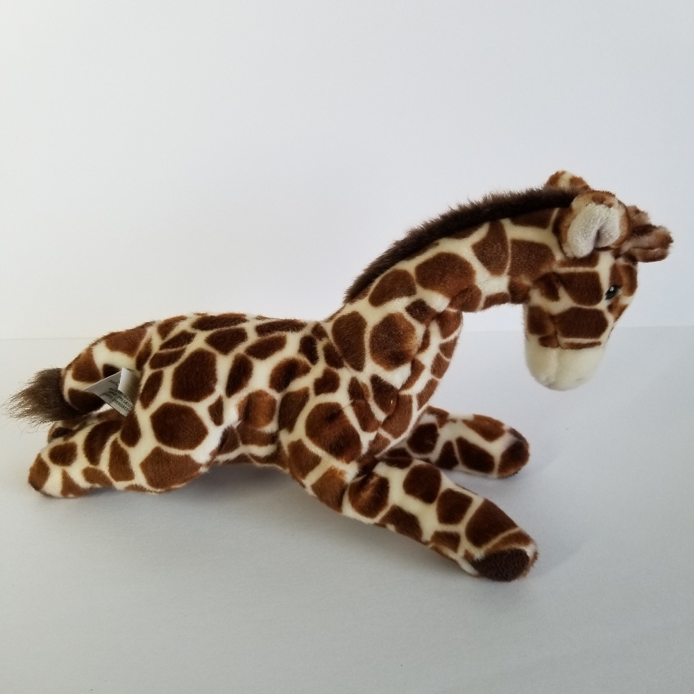 Wildlife Advetures‎ Baby Giraffe Plush Stuffed Animal Realistic 13 Inch Sitting